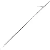 Abysstar Tahitiana Spearshaft 6.5 Mm Zilver 120 cm
