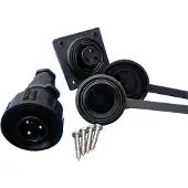 Index Marine 2 Pins Sealed Plug 10a Zilver