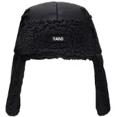 Rains Muts Unisex Fleece Trapper Hat Black - S / M