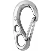 WICHARD Stainless Steel Reinforced Carabiner Zilver 100 mm