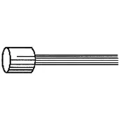 Vparts 1.1m 4mm 578-000-24 Koppelingkabel 100 Eenheden