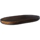 ERNST serveerschaal ovaal 17x28 cm Donkerbruin