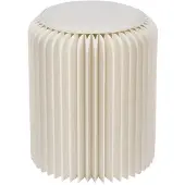 Jline Pouffe foldable paper off-white