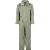 Koko Noko jumpsuit groen regular Meisjes Corduroy Opstaande kraag Effen - maat 110