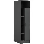 Ebuy24 Free kolomkast 1 deur, 1 plank antraciet.