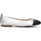 Unisa Dames Ballerina's Belle - Zilver - Maat 37