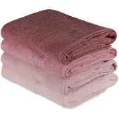 Wellhome Badhanddoek 70x140 Cm 4 Eenheden