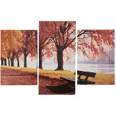 Creative Craft Lab diamond painting set landschap herfst drieluik.