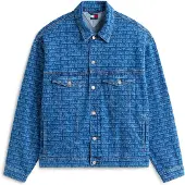 Tommy Hilfiger Tussenjas 'Aop' blauw denim / wit
