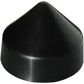 Dock Edge Cone Piling Cap Zwart 11´´