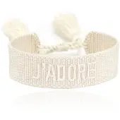 Deja Jewels Deja J'adore Minimalistische Armband - Wit