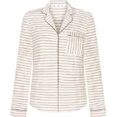 Hunkemoller Slaapshirt beige / wit