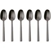 Sambonet Espressolepel Neutra Gift Pack Mirror PVD 2Black (Set van 6)