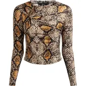 Faina Shirt camel / pueblo / zwart / wit