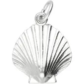 MOOYE ® - Collectie Zilveren Sint Jacobschelp kettinghanger