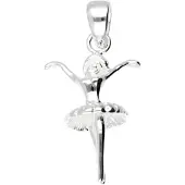 MOOYE ® - Collectie Zilveren Balletdanseres kettinghanger