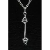 MOOYE ® - Collectie Zilveren Halter ketting hanger - middel