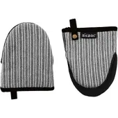 Ziczac Keukenhandschoen Venton Black (Set van 2)