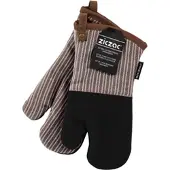 Ziczac Ovenwant Venton Dark Taupe (Set van 2)