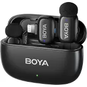 Boya Mini 2 Zwart voor Lightning