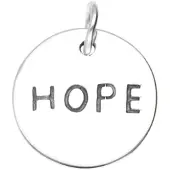 MOOYE ® - Collectie Zilveren Hope kettinghanger