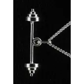 MOOYE ® - Collectie Zilveren Halter ketting hanger - groot