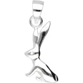 MOOYE ® - Collectie Zilveren Haasje abstract kettinghanger