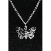 MOOYE ® - Collectie Zilveren Vlinder ketting hanger - 3