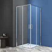 Badstuber Onda douchecabine 90x90cm chroom