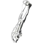 MOOYE ® - Collectie Zilveren Duiker met 2 flessen kettinghanger