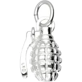 MOOYE ® - Collectie Zilveren Granaat massief kettinghanger
