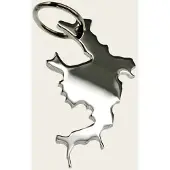 MOOYE ® - Collectie Zilveren Landkaart Bora Bora ketting hanger