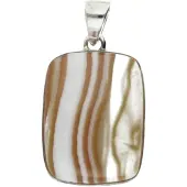 MOOYE ® - Collectie Zilveren Agaat Lake Superior edelsteen groot hanger