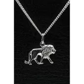 MOOYE ® - Collectie Zilveren Leeuw ketting hanger