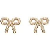 NAEMI Oorbellen goud / wit