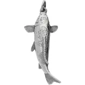 MOOYE ® - Collectie Zilveren Koi Karper kettinghanger