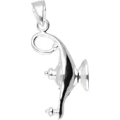 MOOYE ® - Collectie Zilveren Olielamp Aladdin kettinghanger