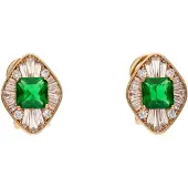NAEMI Oorbellen goud / groen