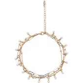 NAEMI Armband goud / wit