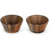 Leopold Vienna - Borrel schaaltjes Oviedo acacia - set van 2 stuks