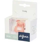 Difrax Fopspeen Natural 12m+ Dusty Pink Kitten 1 St Fopspeen