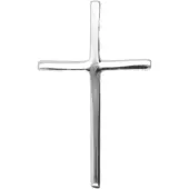 MOOYE ® - Collectie Zilveren Kruis abstract hanger
