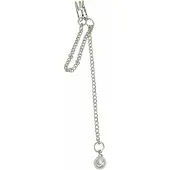 Charme Bijoux Klem oorbel lang Synthetische parel
