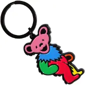 Rock Off Grateful Dead - Red Body Dancing Bear - Sleutelhanger