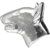 MOOYE ® - Collectie Zilveren Bullterriër kop kettinghanger