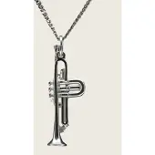 MOOYE ® - Collectie Zilveren Trompet sopraan ketting hanger