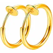Charme Bijoux Fake paar Oorringen Goudkleurig 20 mm