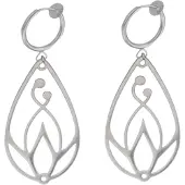 Charme Bijoux Klem oorbellen -filigraan -zilverkleur- geen gaatje-