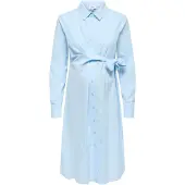 ONLY Maternity Blousejurk 'OLMCassi' lichtblauw