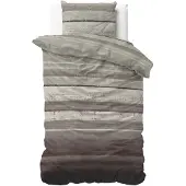 Sleeptime Elegance Dekbedovertrek Katoen-Flanel - Marcus Taupe 140 x